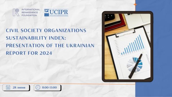 Civil Society Organizations Sustainability Index: Presentation of the Ukrainian Report for 2024