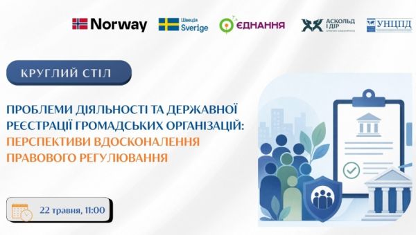 Проблеми діяльності та державної реєстрації громадських організацій: перспективи вдосконалення правового регулювання